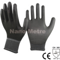 NMSAFETY 13 Gauge Nylon Liner Schwarz PU Handschuh mit Handschuhen